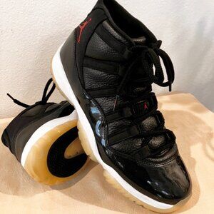 AIR JORDAN 11 Retro '72-10’ Sneakers – Black -size 9.5